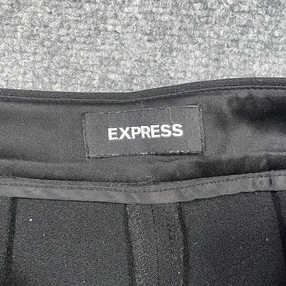Express Wide Leg Dress Pants Womens Size 00R Flat Front High Rise Slacks Pockets - Picture 10 of 13